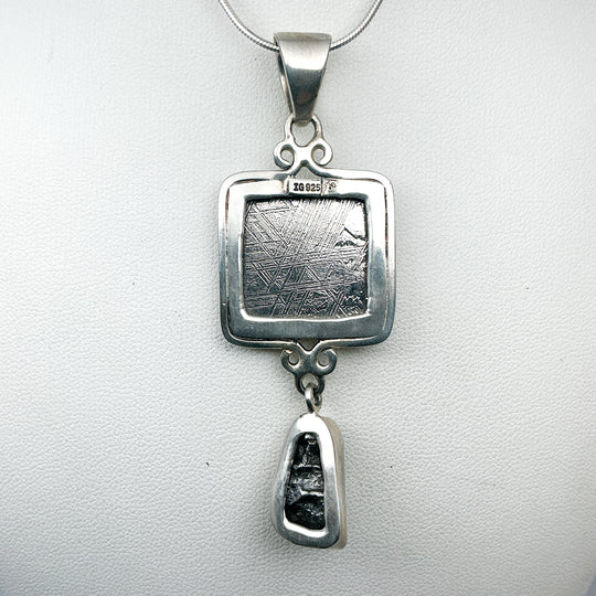 Muonionalusta and Campo Del Cielo Meteorite Pendant