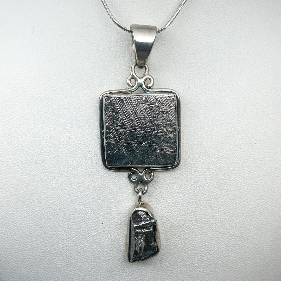 Muonionalusta and Campo Del Cielo Meteorite Pendant