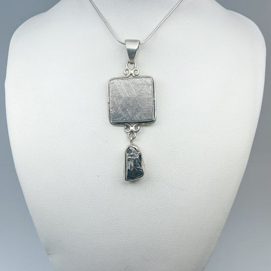 Muonionalusta and Campo Del Cielo Meteorite Pendant