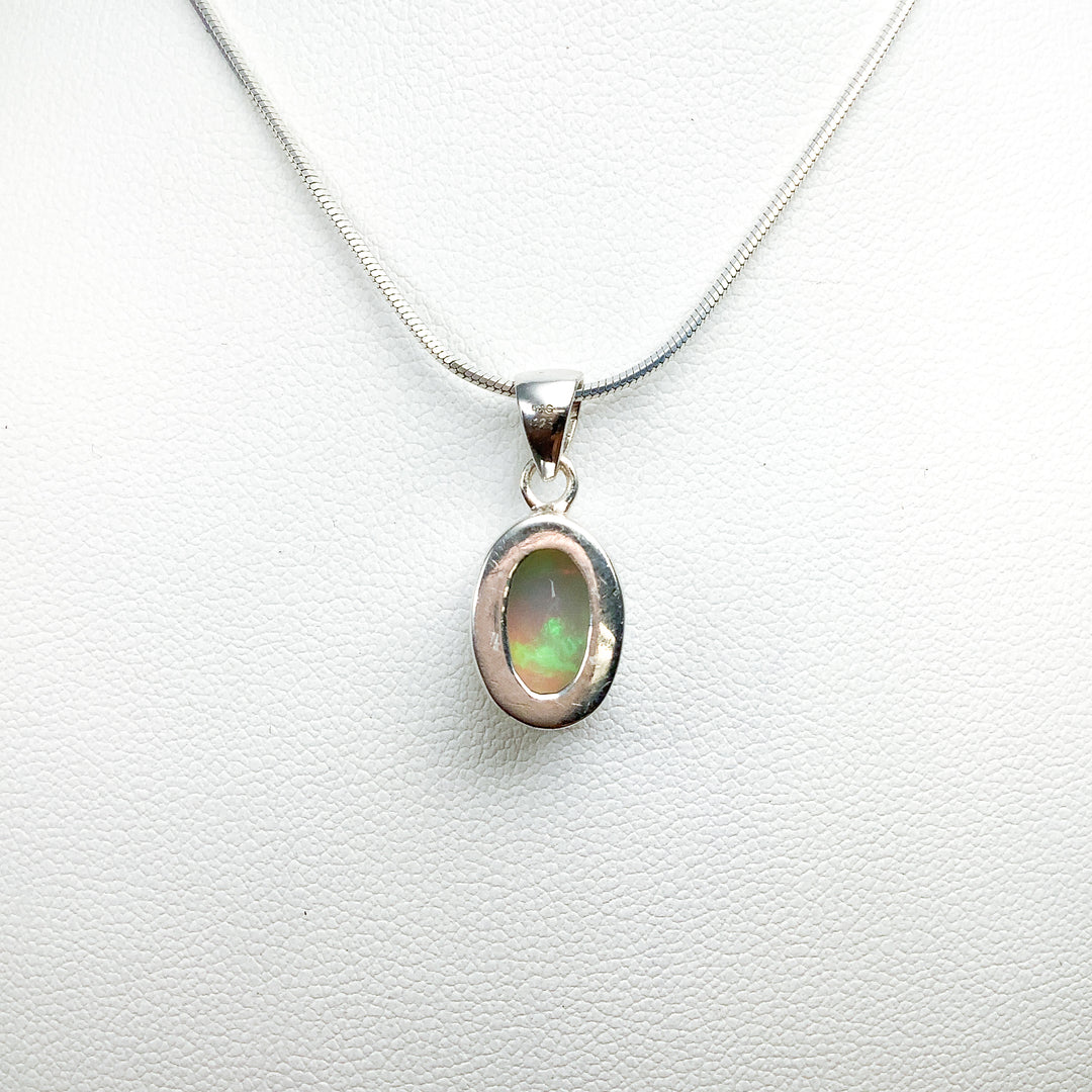 Fire Opal Pendant - Rocks and Gems Canada