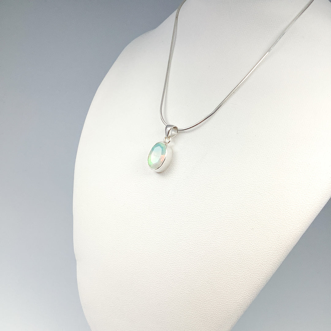 Fire Opal Pendant - Rocks and Gems Canada