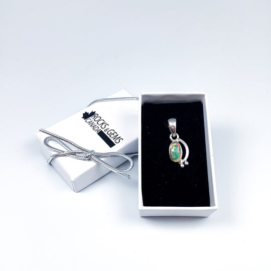 Fire Opal Pendant - Rocks and Gems Canada