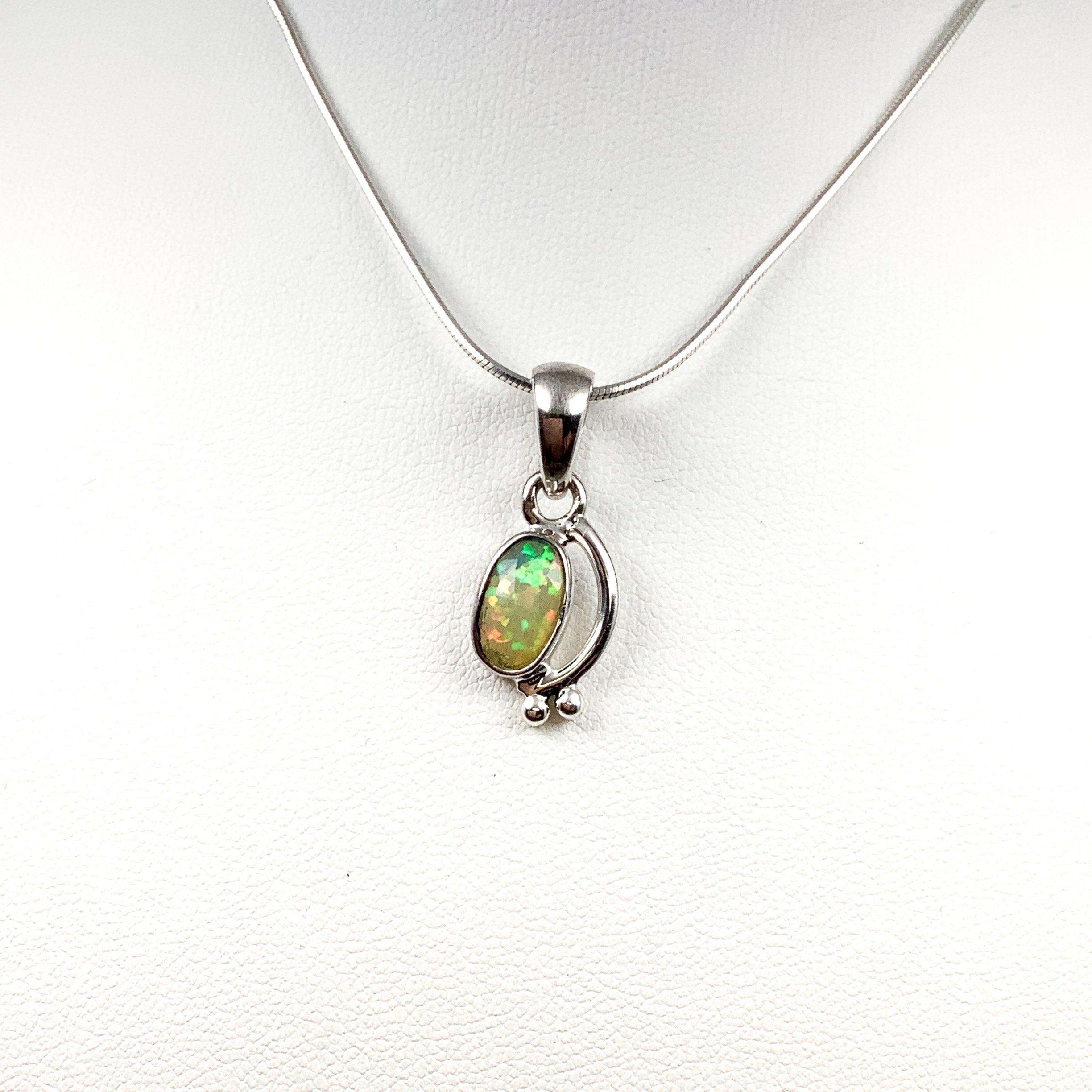 Fire Opal Pendant - Rocks and Gems Canada