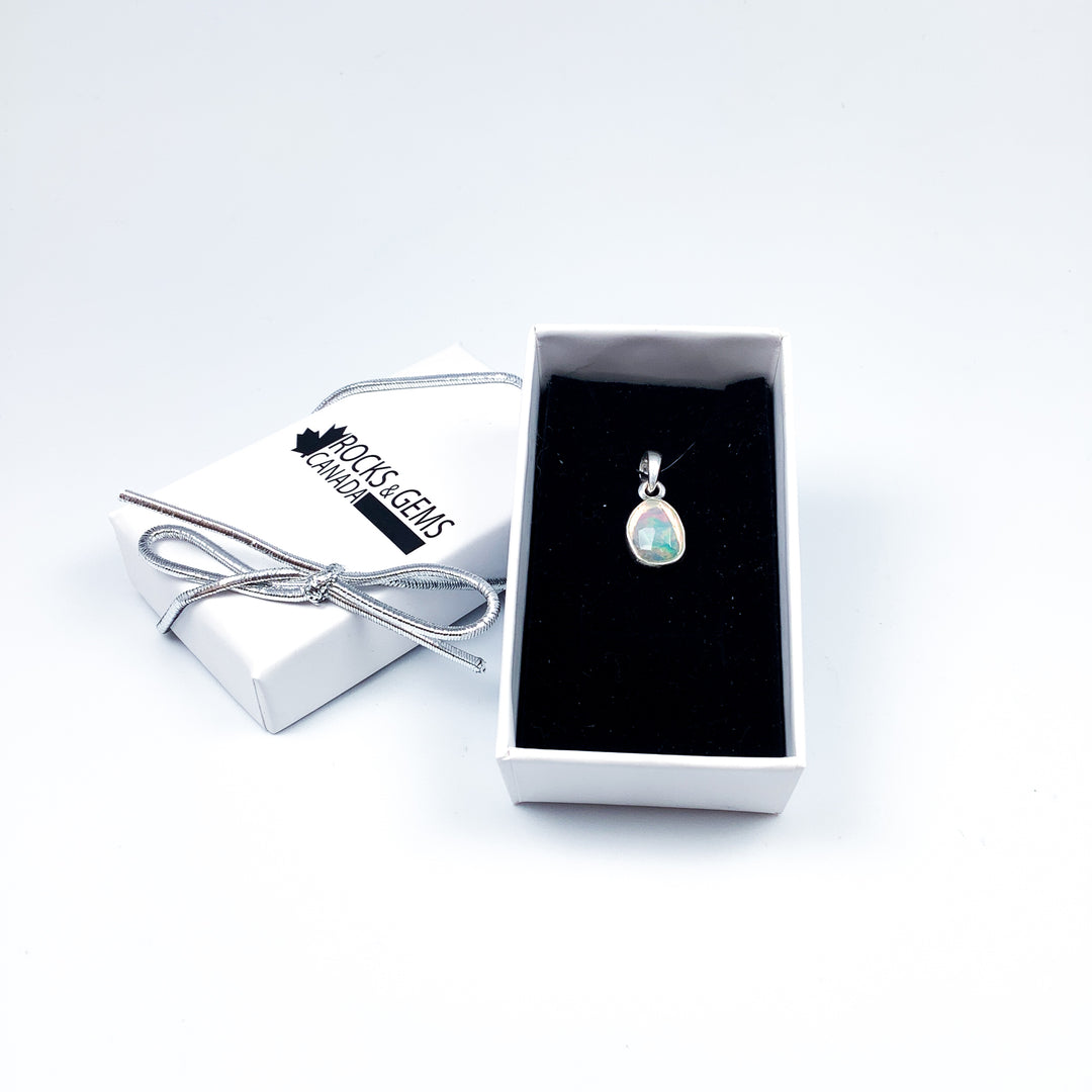Fire Opal Pendant - Rocks and Gems Canada