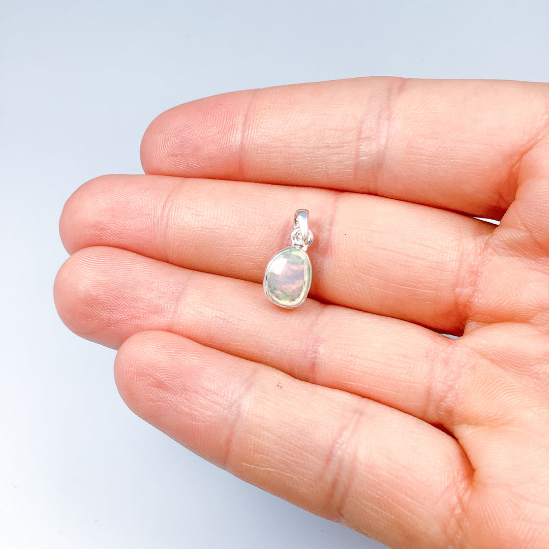 Fire Opal Pendant - Rocks and Gems Canada