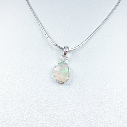 Fire Opal Pendant - Rocks and Gems Canada