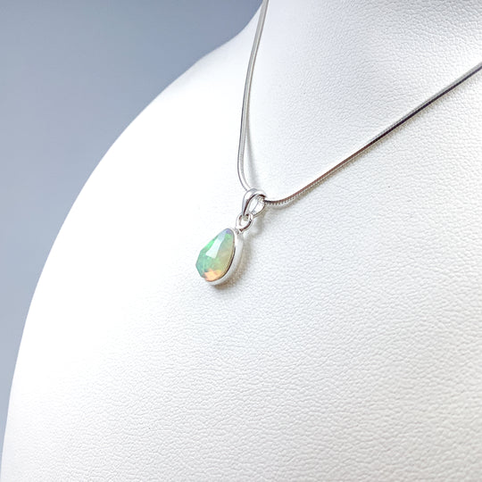Fire Opal Pendant - Rocks and Gems Canada