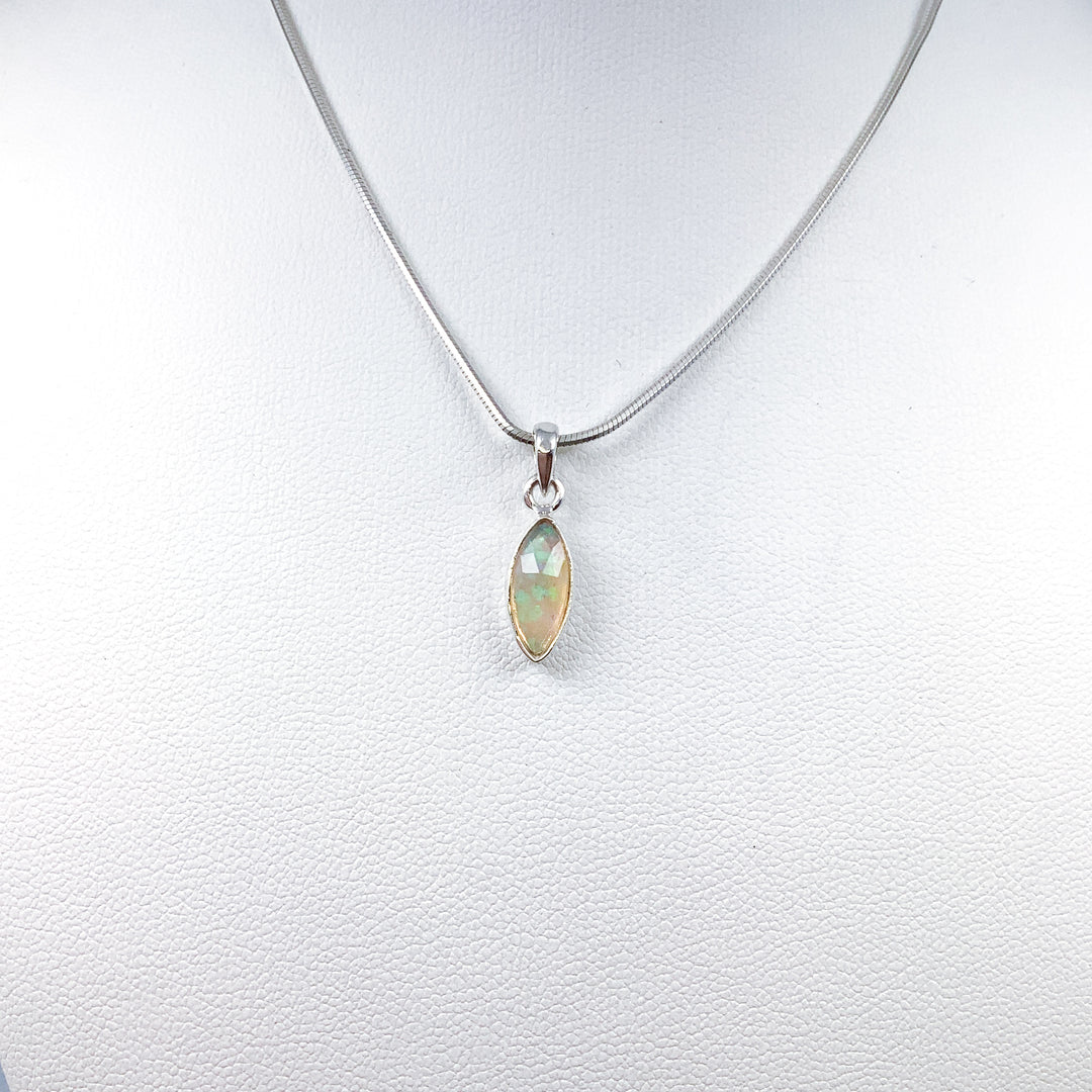 Fire Opal Pendant - Rocks and Gems Canada
