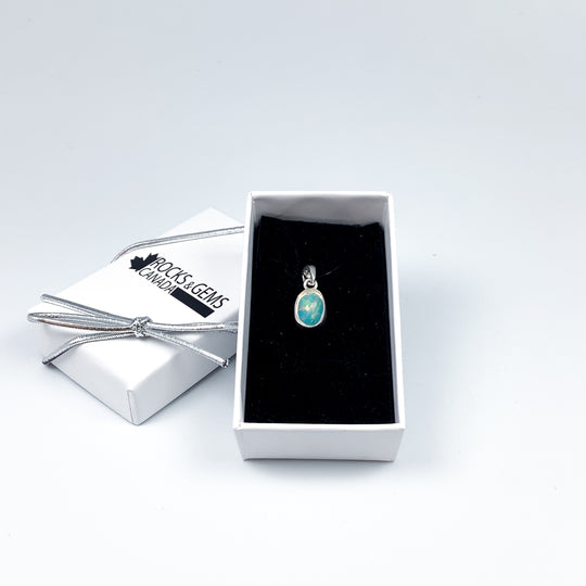 Fire Opal Pendant - Rocks and Gems Canada