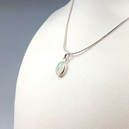 Fire Opal Pendant - Rocks and Gems Canada
