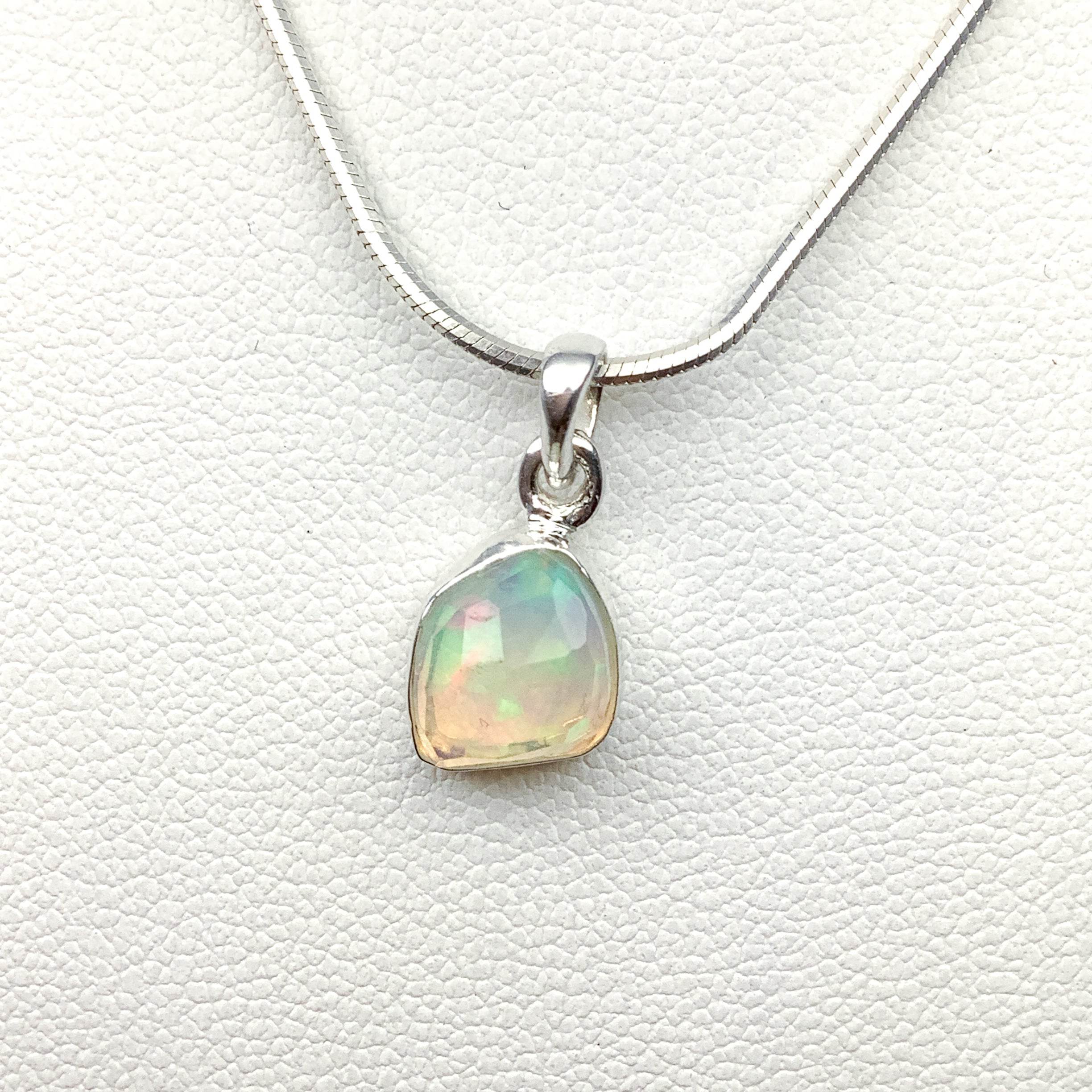 Fire Opal Pendant - Rocks and Gems Canada