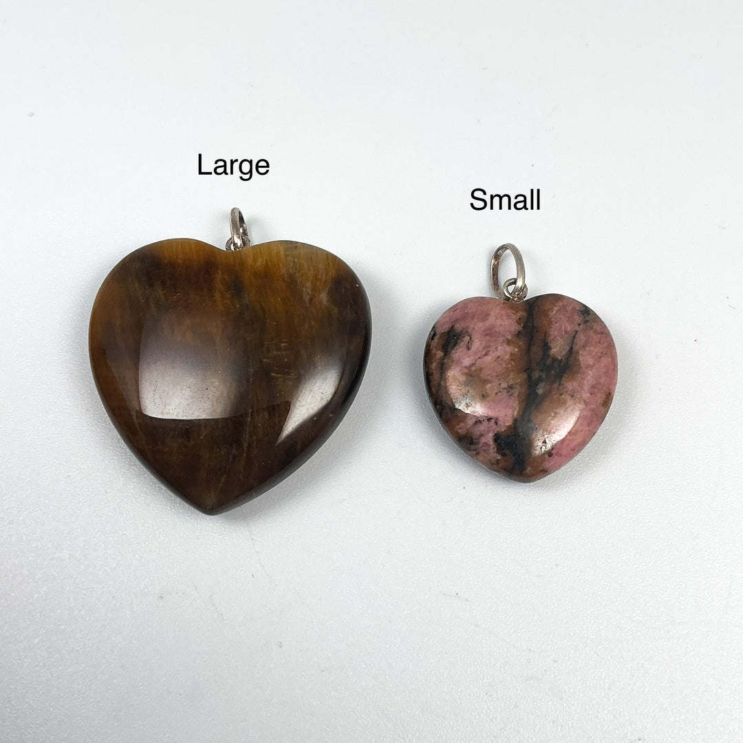 Heart Shaped Gemstone Pendant