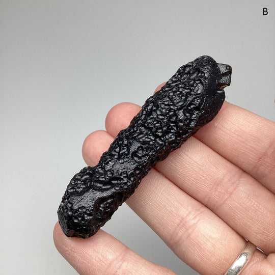 Black Tektite Specimen - Rocks and Gems Canada