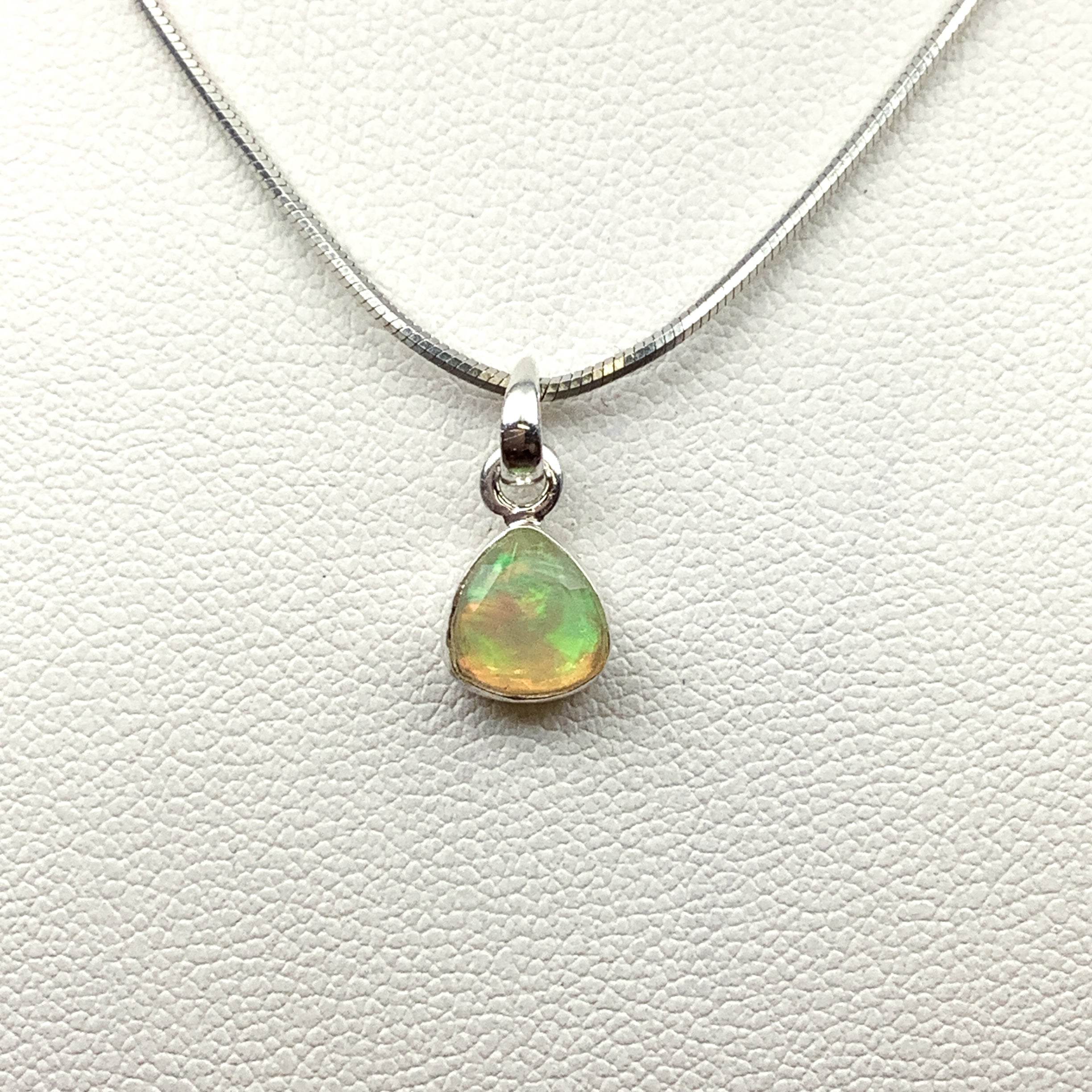 Fire Opal Pendant - Rocks and Gems Canada