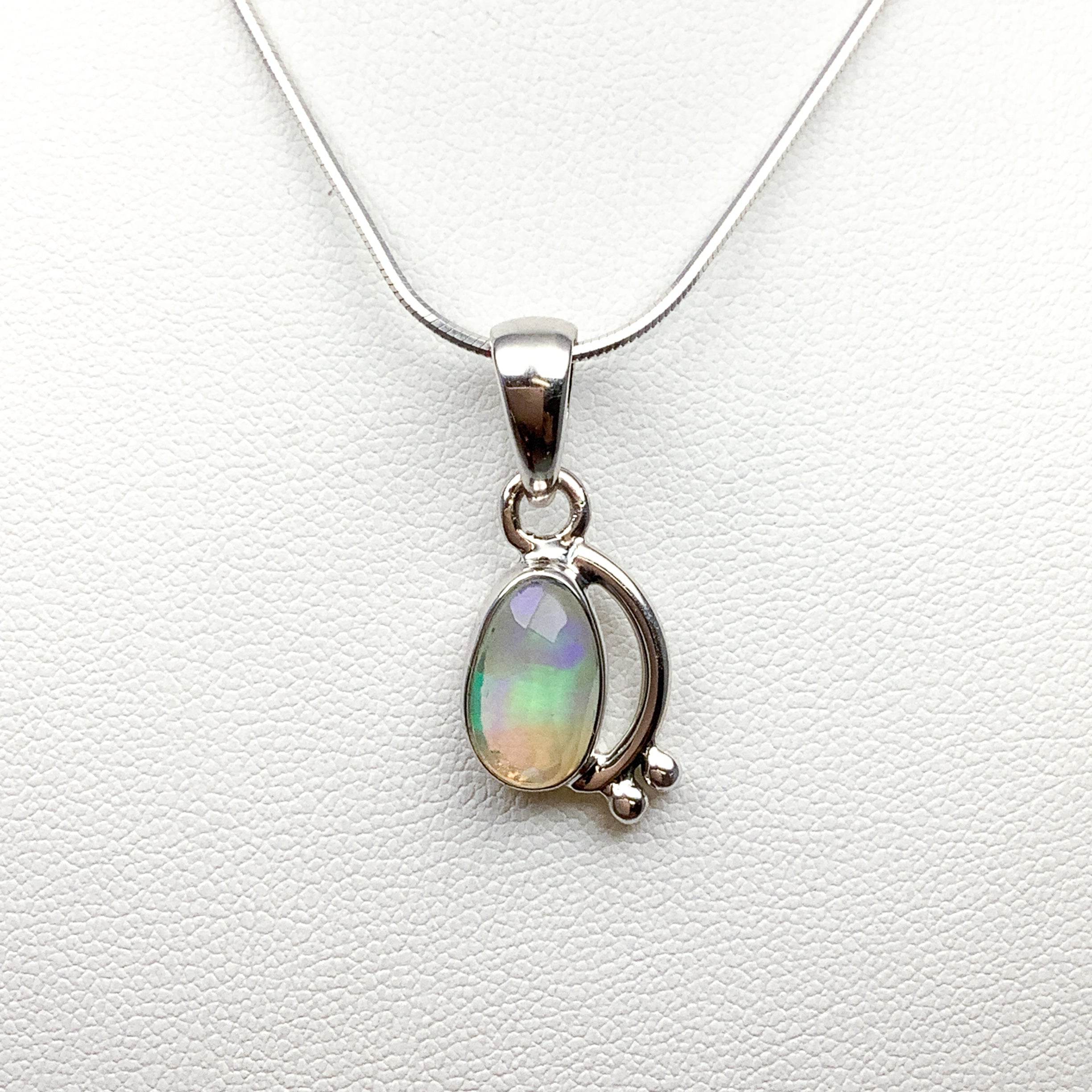 Fire Opal Pendant - Rocks and Gems Canada