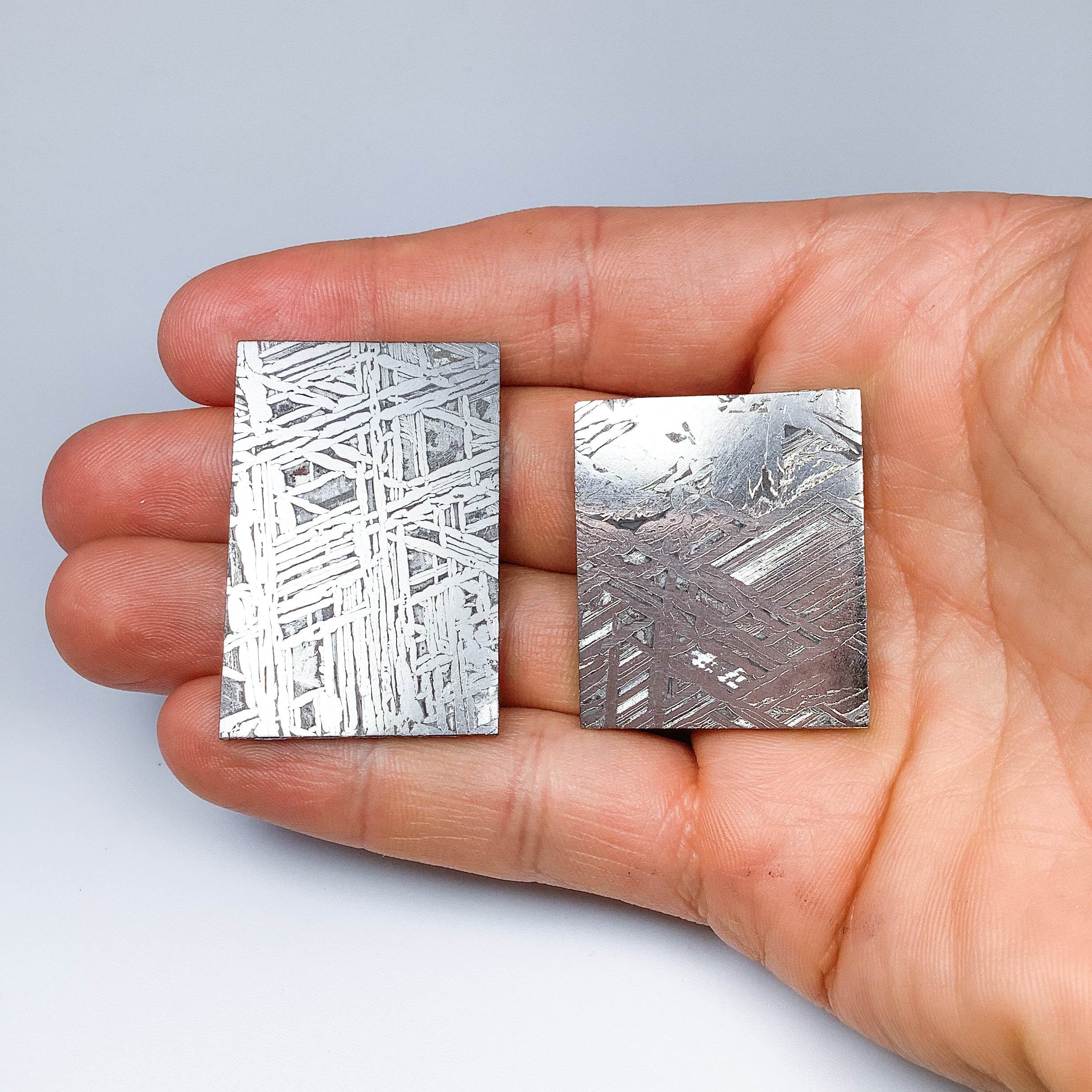 Muonionalusta Meteorite Slice - Rocks and Gems Canada