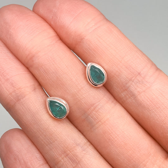 Grandidierite Stud Earrings