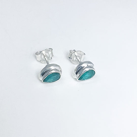 Grandidierite Stud Earrings