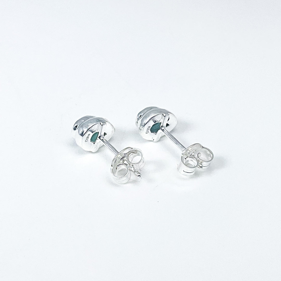 Grandidierite Stud Earrings