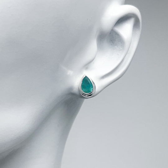 Grandidierite Stud Earrings