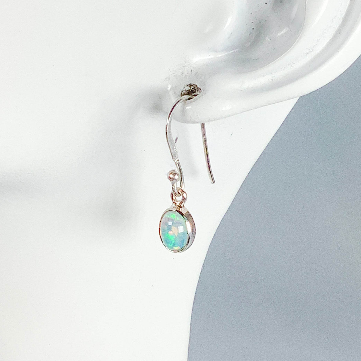 Ethiopian Fire Opal Dangle Earrings-Rocks and Gems Canada