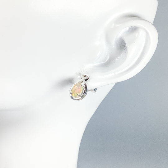 Fire Opal Studs Earrings
