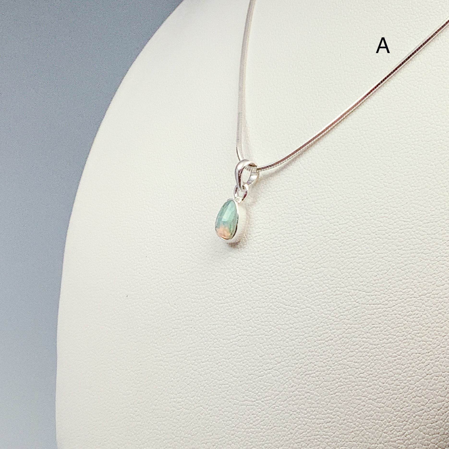 Fire Opal Pendant - Rocks and Gems Canada