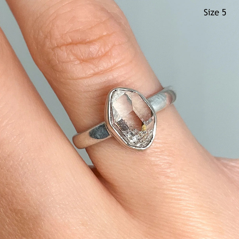 Herkimer Diamond Ring (Copy) - Rocks and Gems Canada