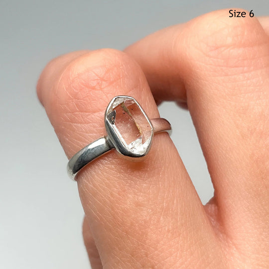 Herkimer Diamond Ring (Copy) - Rocks and Gems Canada