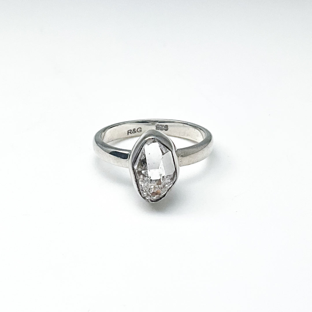 Herkimer Diamond Ring (Copy) - Rocks and Gems Canada