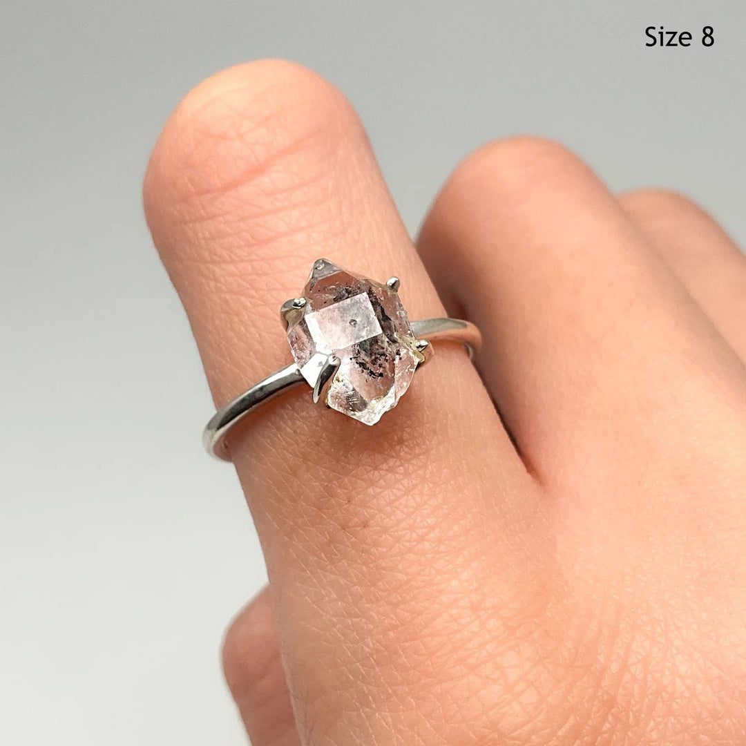 Herkimer Diamond Ring - Rocks and Gems Canada