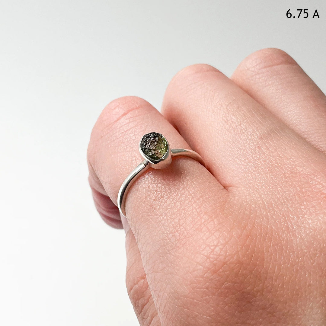 Moldavite Ring - Rocks and Gems Canada