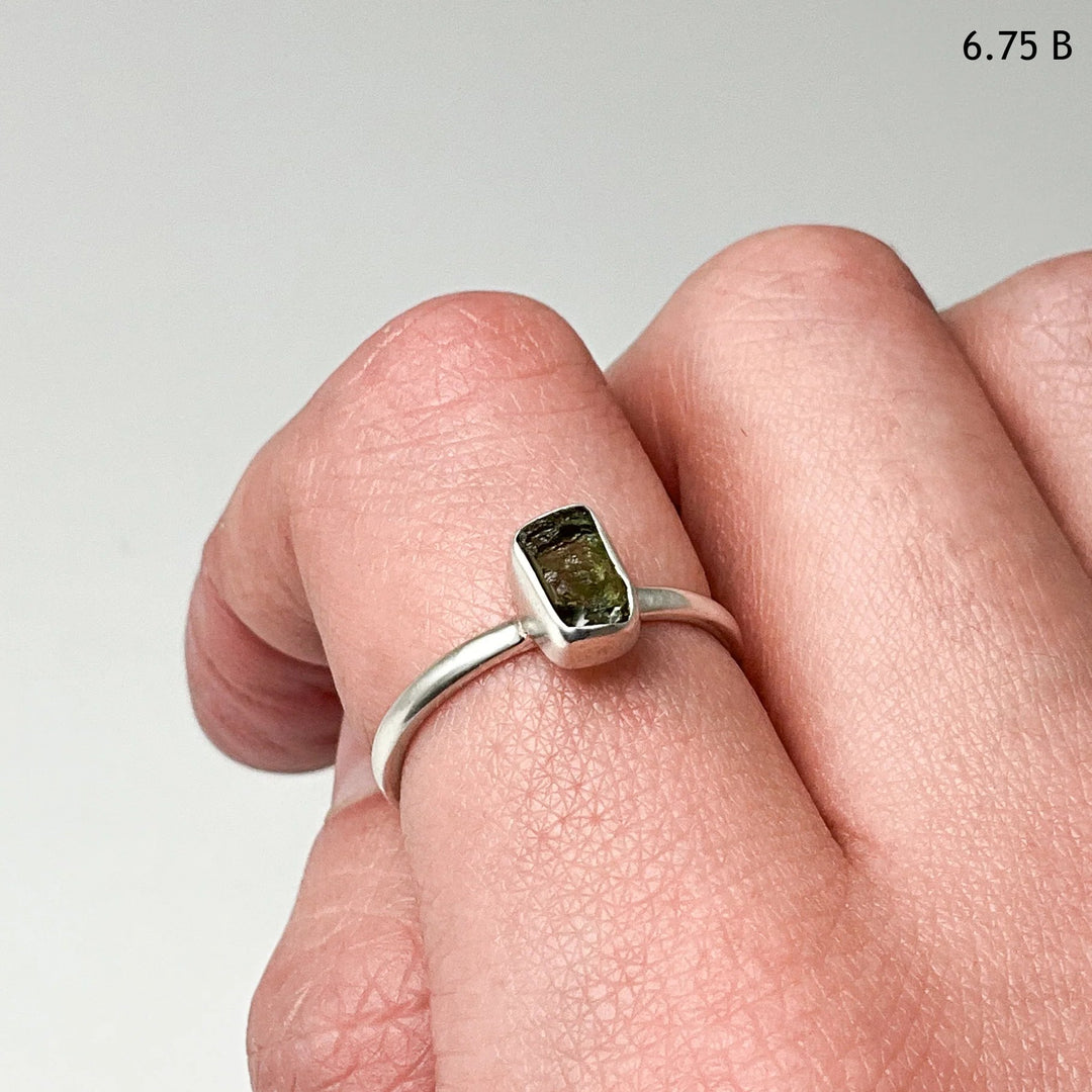Moldavite Ring - Rocks and Gems Canada