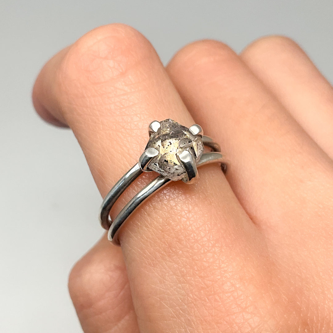 Herkimer Diamond Ring - Rocks and Gems Canada
