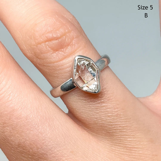 Herkimer Diamond Ring - Rocks and Gems Canada