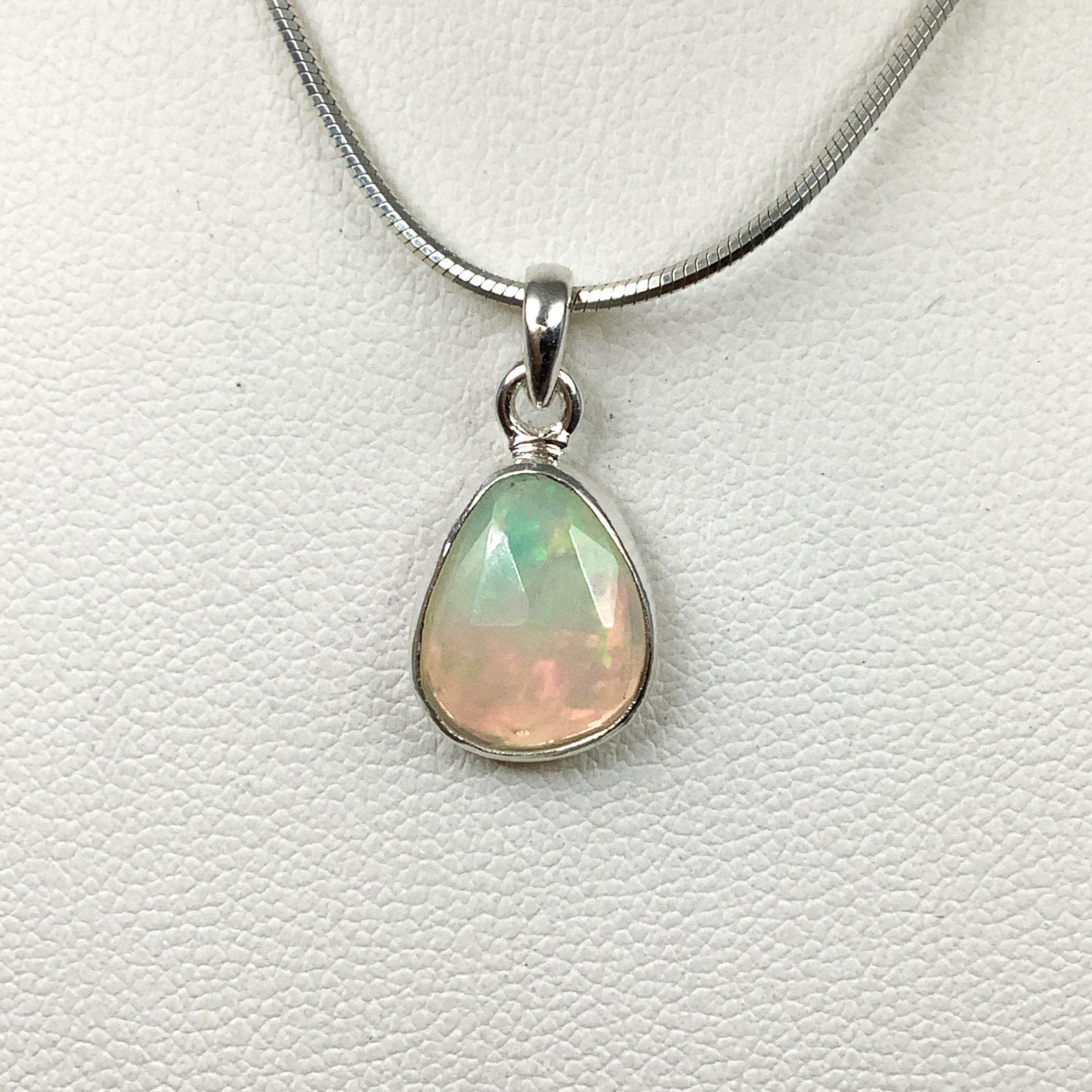 Fire Opal Pendant - Rocks and Gems Canada