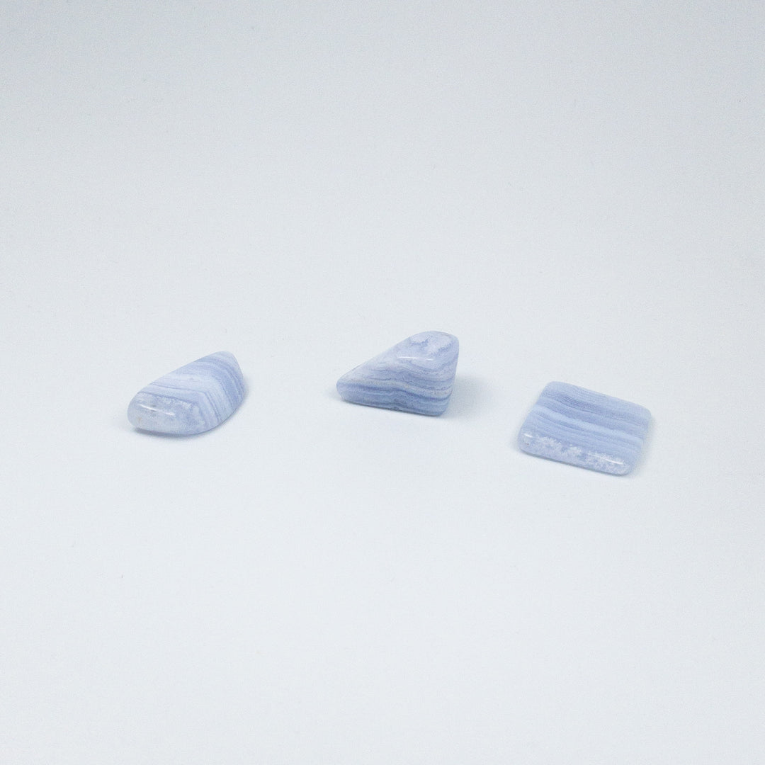 Blue Lace Agate Tumble - Rocks and Gems Canada