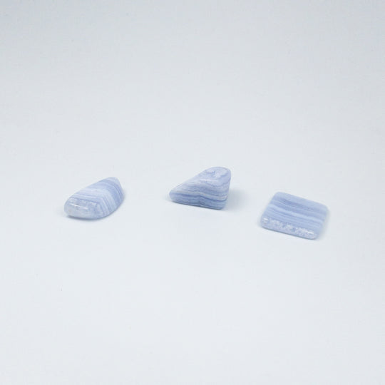 Blue Lace Agate Tumble - Rocks and Gems Canada