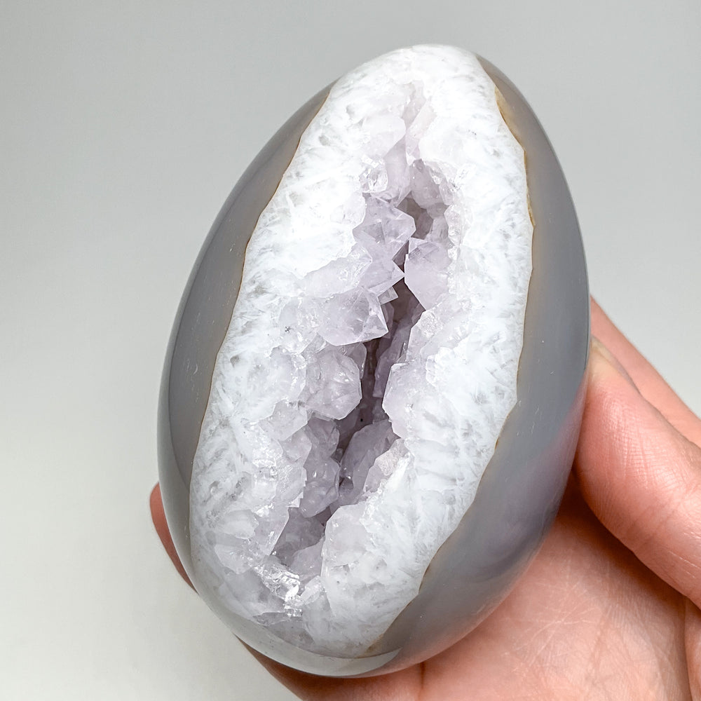 Agate Geode Egg (Copy) - Rocks and Gems Canada