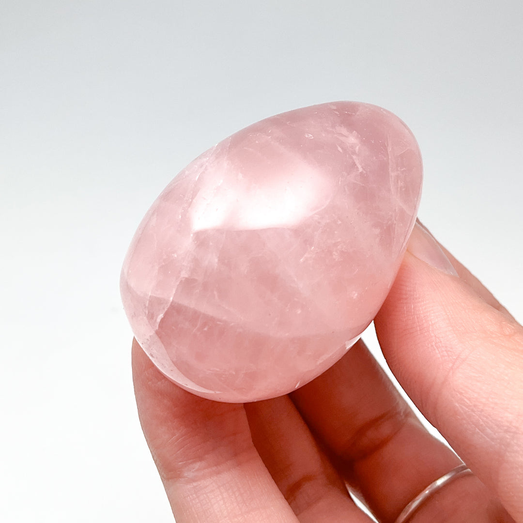 Rose Quartz Egg - Rocks and Gems Canada