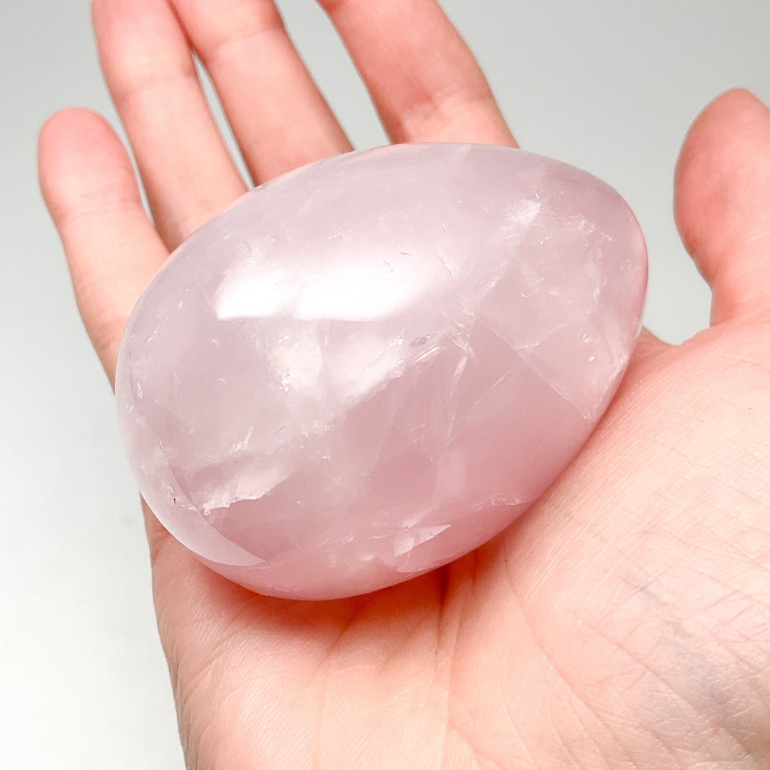 Rose Quartz Egg - Rocks and Gems Canada