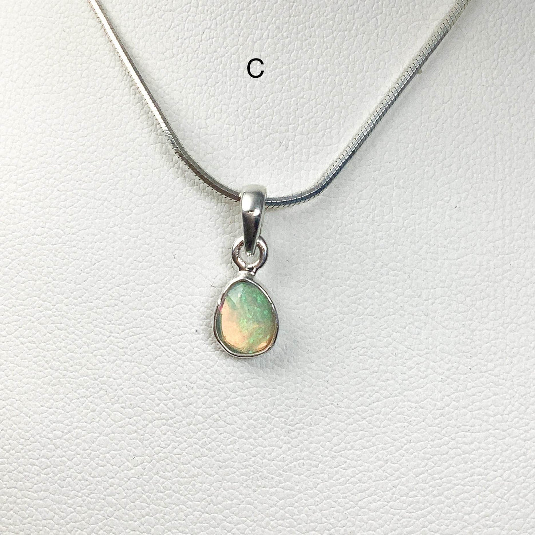 Fire Opal Pendant - Rocks and Gems Canada