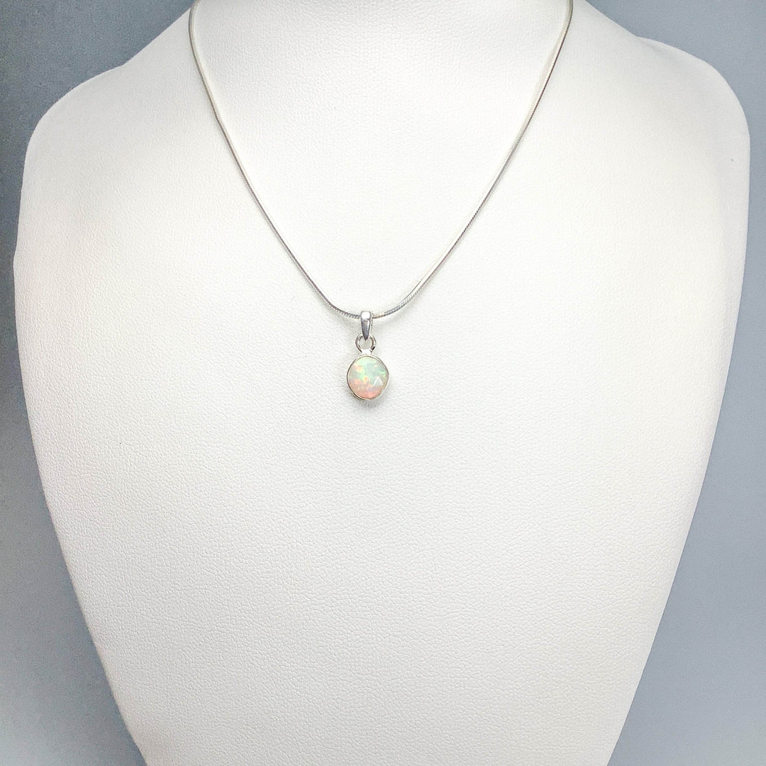 Fire Opal Pendant - Rocks and Gems Canada