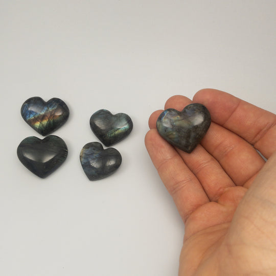 Labradorite Heart - Rocks and Gems Canada