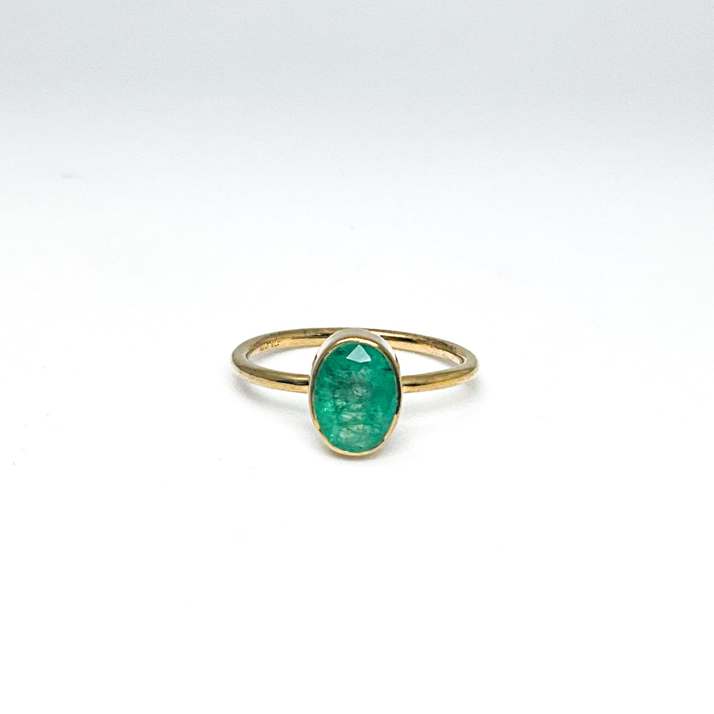 Gold Plated Emerald Ring (Copy) - Rocks and Gems Canada