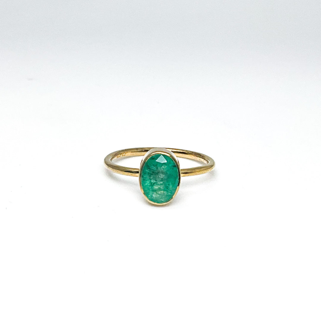 Gold Plated Emerald Ring (Copy) - Rocks and Gems Canada