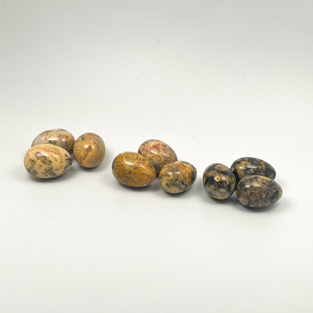 Crazy Lace Agate Mini Egg - Rocks and Gems Canada