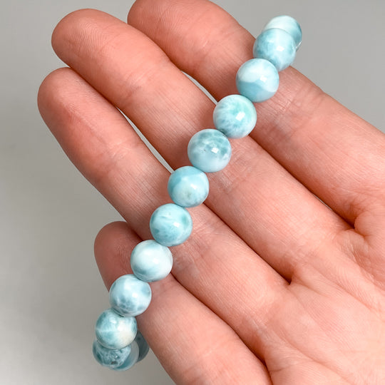 Larimar Beaded Bracelet - Rocks and Gems Canada