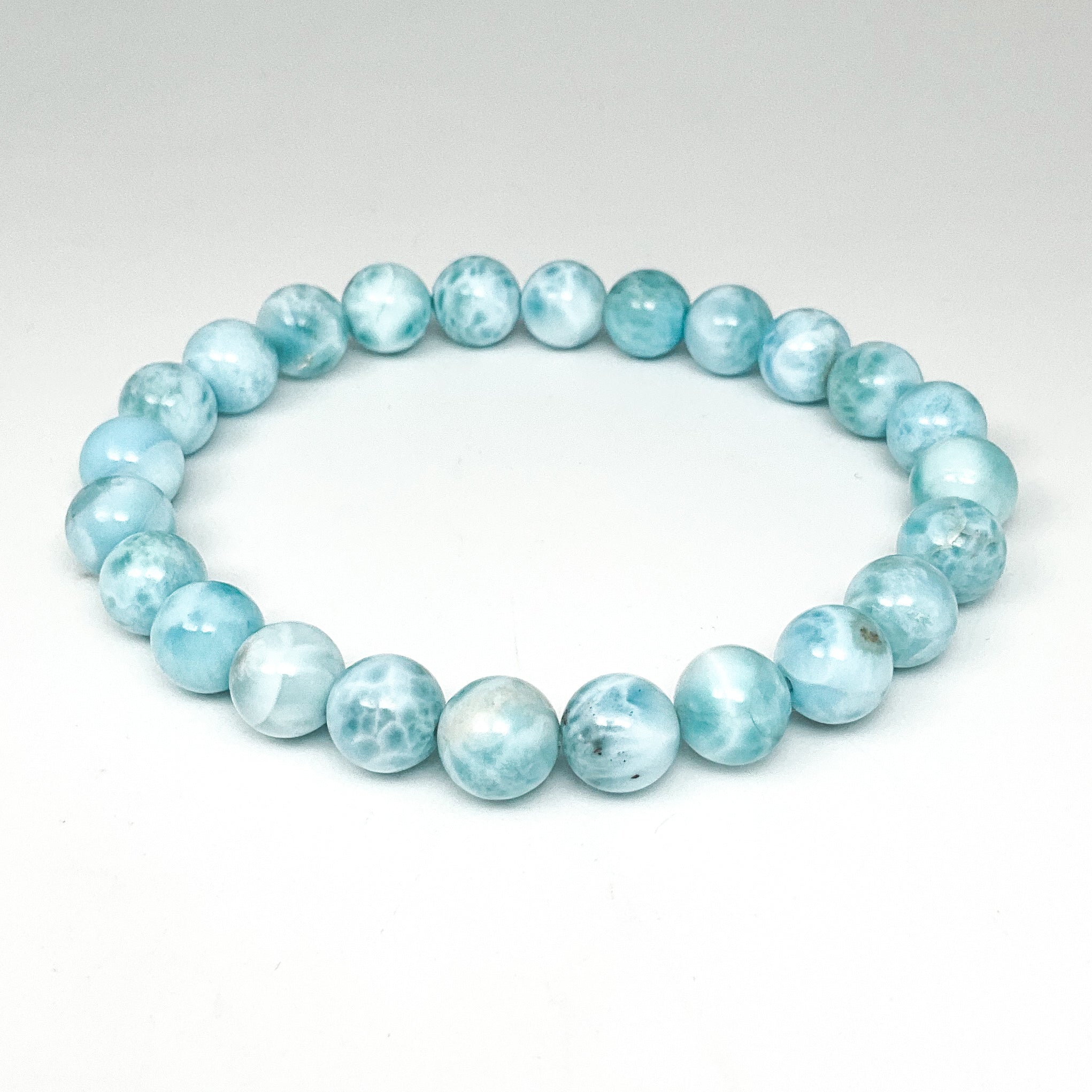 Larimar Beaded Bracelet - Rocks and Gems Canada