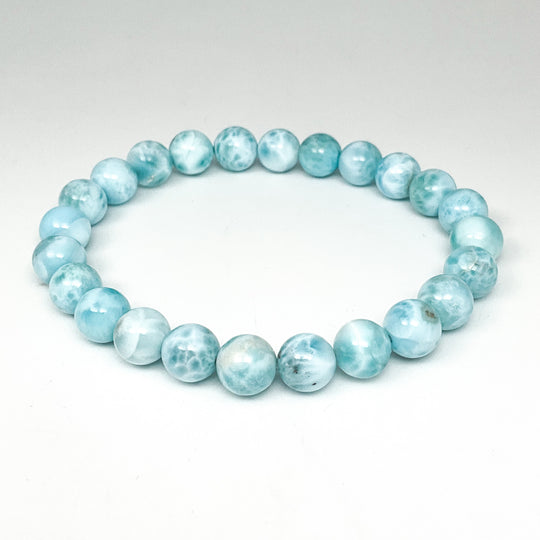 Larimar Beaded Bracelet - Rocks and Gems Canada